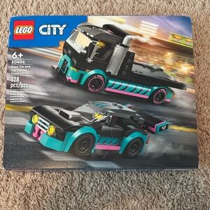 LEGO City Black and Blue Race Car Set